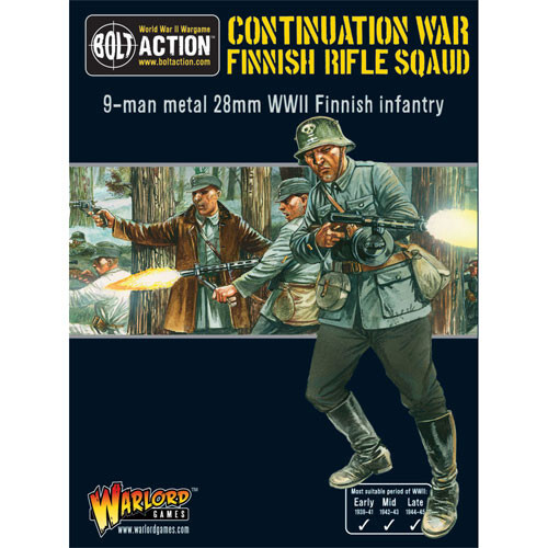 

Миниатюра Warlord Games Bolt Action: Finnish Rifle Squad