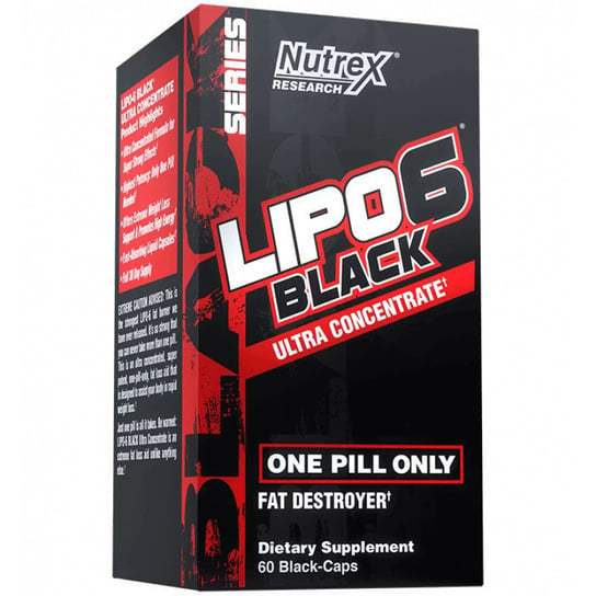 Nutrex, Lipo6 Черный ультраконцентрат, 60 капсул