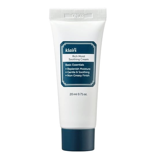 

Увлажняющий и укрепляющий крем для лица 20мл Klairs Rich Moist Soothing Cream