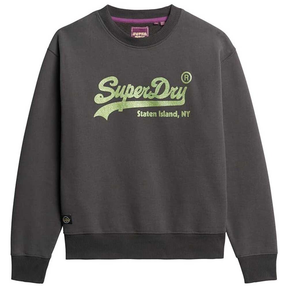 

Толстовка Superdry Embellished Vintage Logo, черный