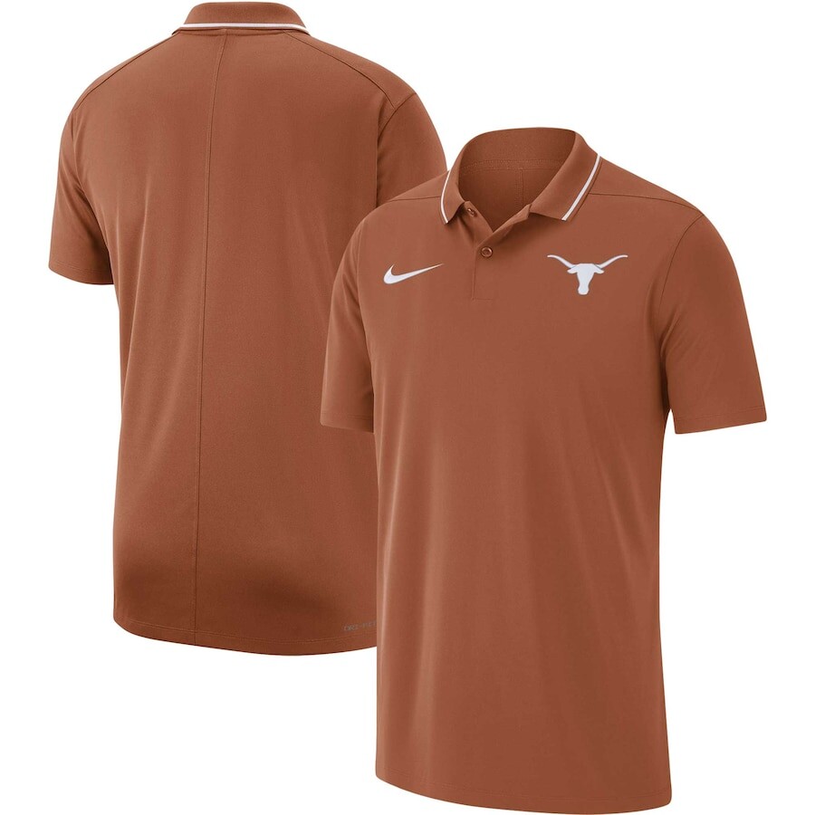 

Поло с коротким рукавом Nike Texas Longhorns, оранжевый