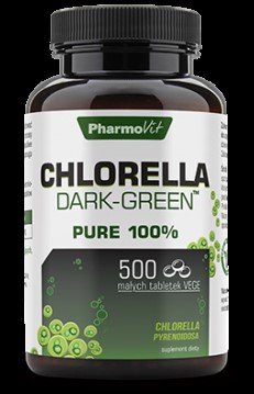 Pharmovit, Хлорелла Темно-Зеленый 500 таблеток
