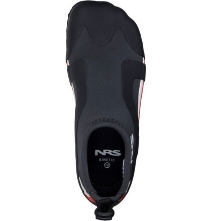 Кинетическая водная обувь NRS, черный/красный