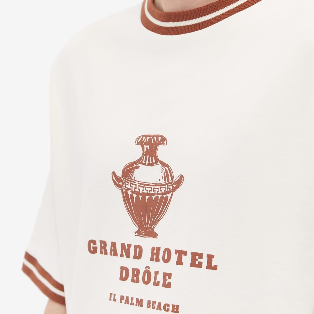 

Футболка Drole de Monsieur x Gergei Erdei Hotel Drole, белый