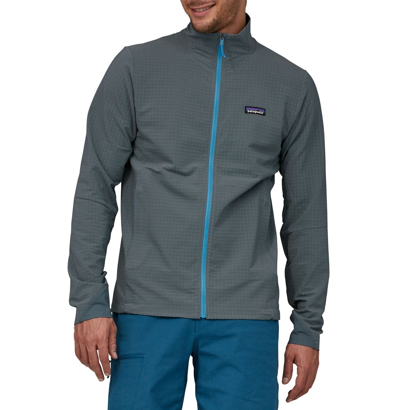 

Куртка Patagonia R1 TechFace, серый