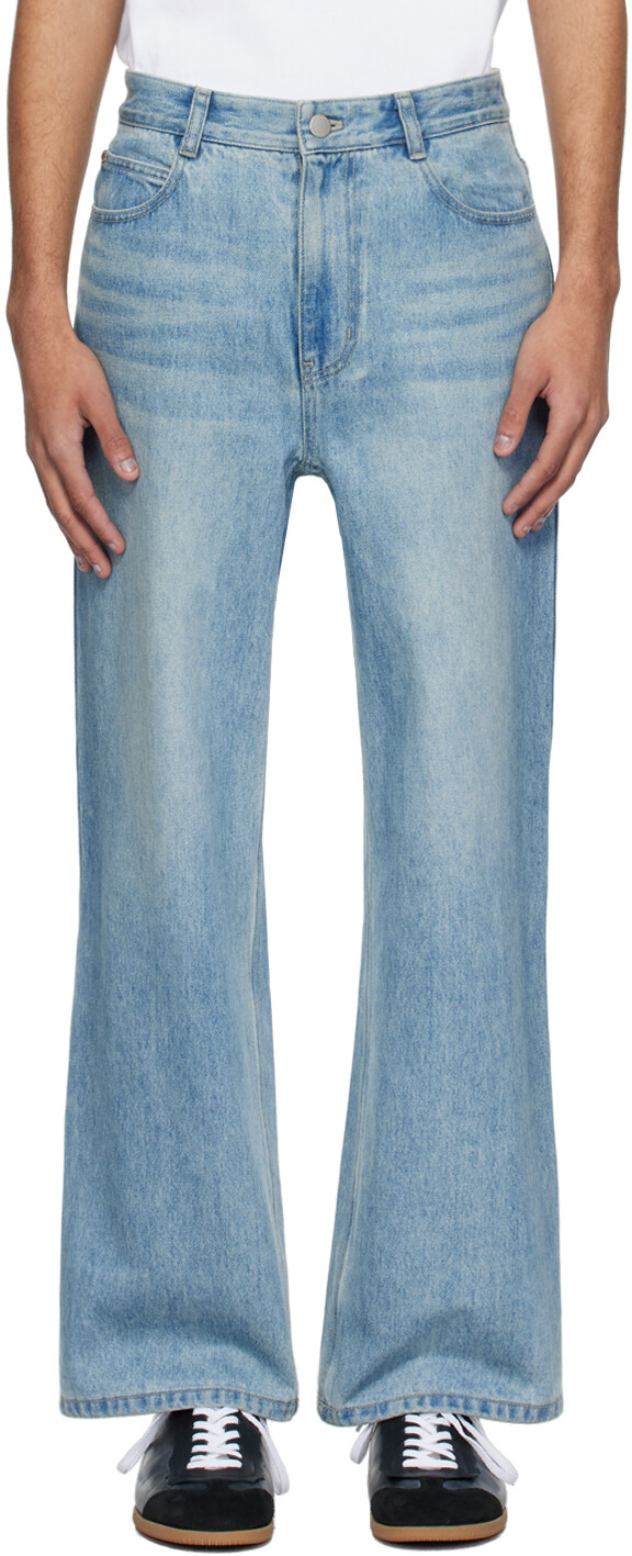 

Синие джинсы с пятью карманами Solid Homme, цвет Blue