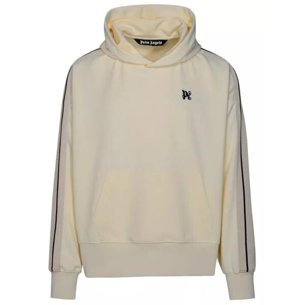 

Футболка sports sweatshirt in ivory polyester Palm Angels, бежевый