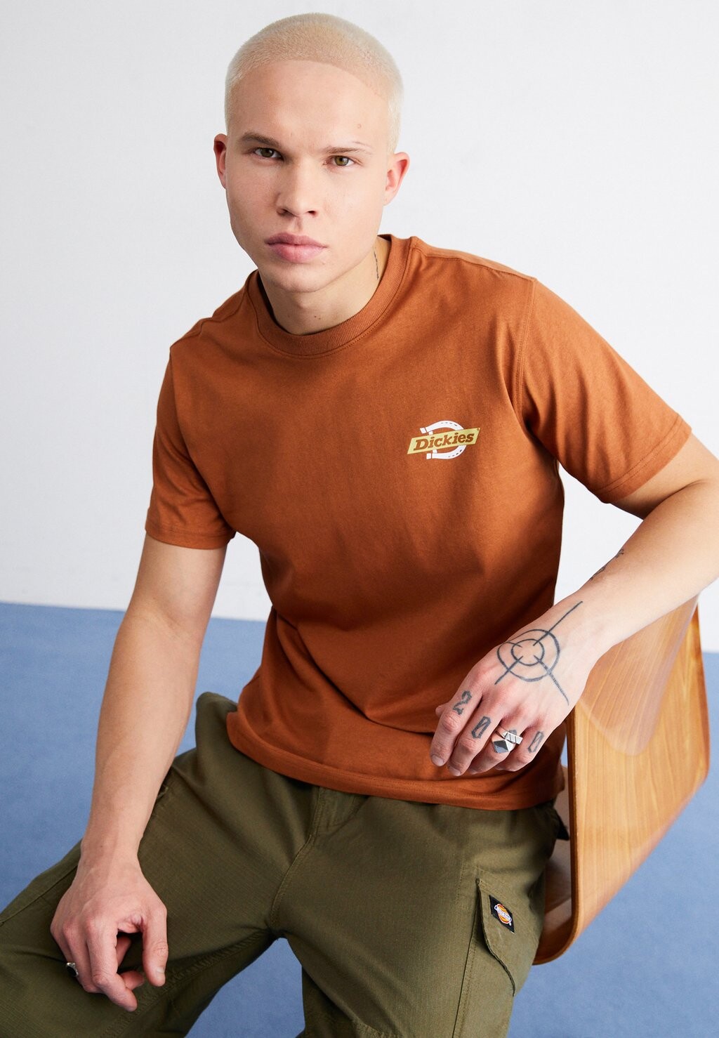 Футболка с принтом Ruston Tee Dickies, цвет mocha bisque