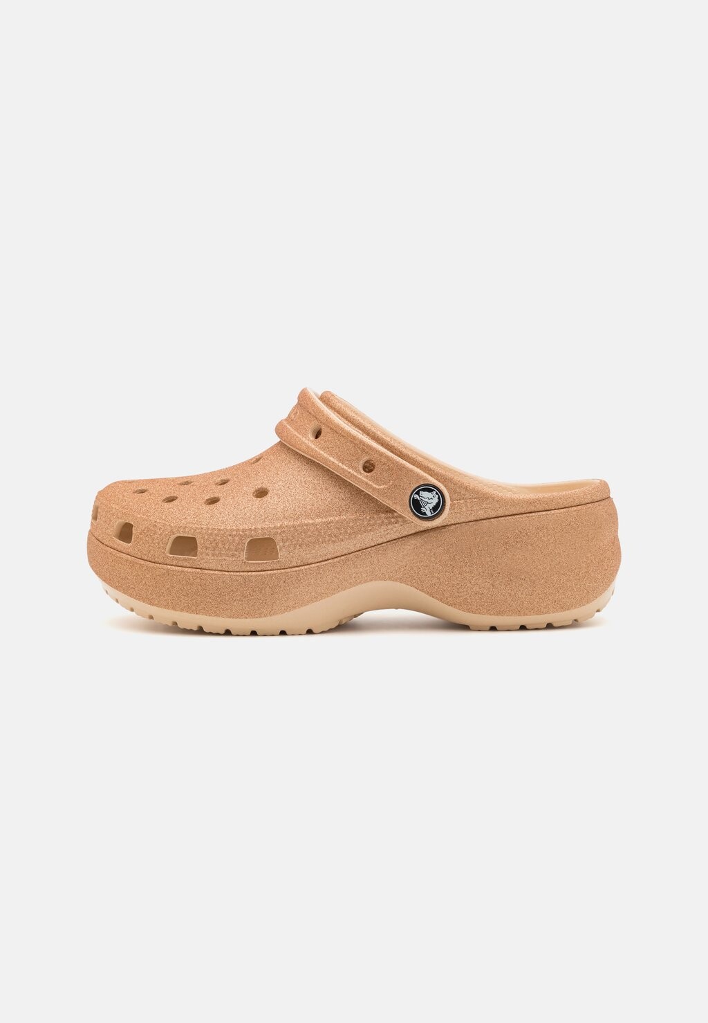 

Пляжные тапочки Classic Platform Glitter Crocs, цвет shitake