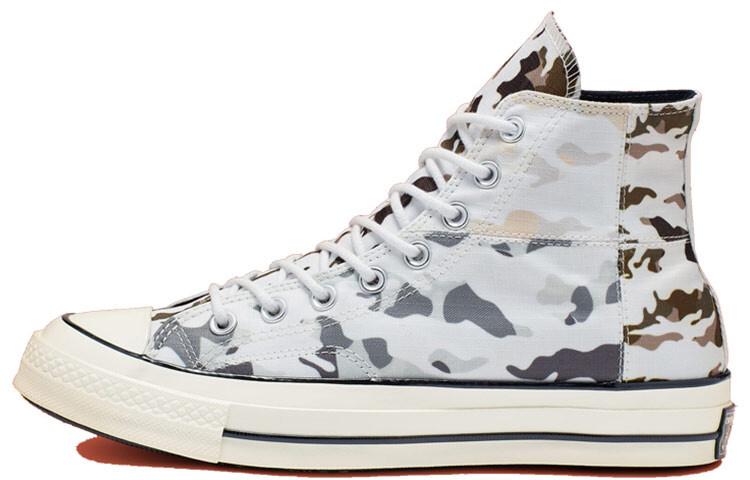 

Кроссовки унисекс из парусины Converse Blocked Camo Chuck 1970-х, белые