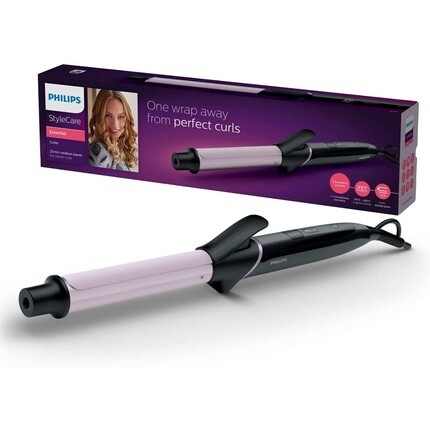

Bhb864/00 Щипцы для завивки Stylecare с дисплеем и автоматическим отключением, черный/розовый, Philips