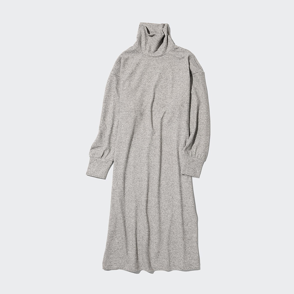 

Женское платье Uniqlo из флиса, серый