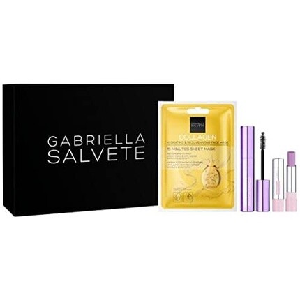 

Бальзам для губ 4 г и тушь для ресниц 13 мл с коллагеновой маской, Gabriella Salvete, Черный, Бальзам для губ 4 г и тушь для ресниц 13 мл с коллагеновой маской, Gabriella Salvete