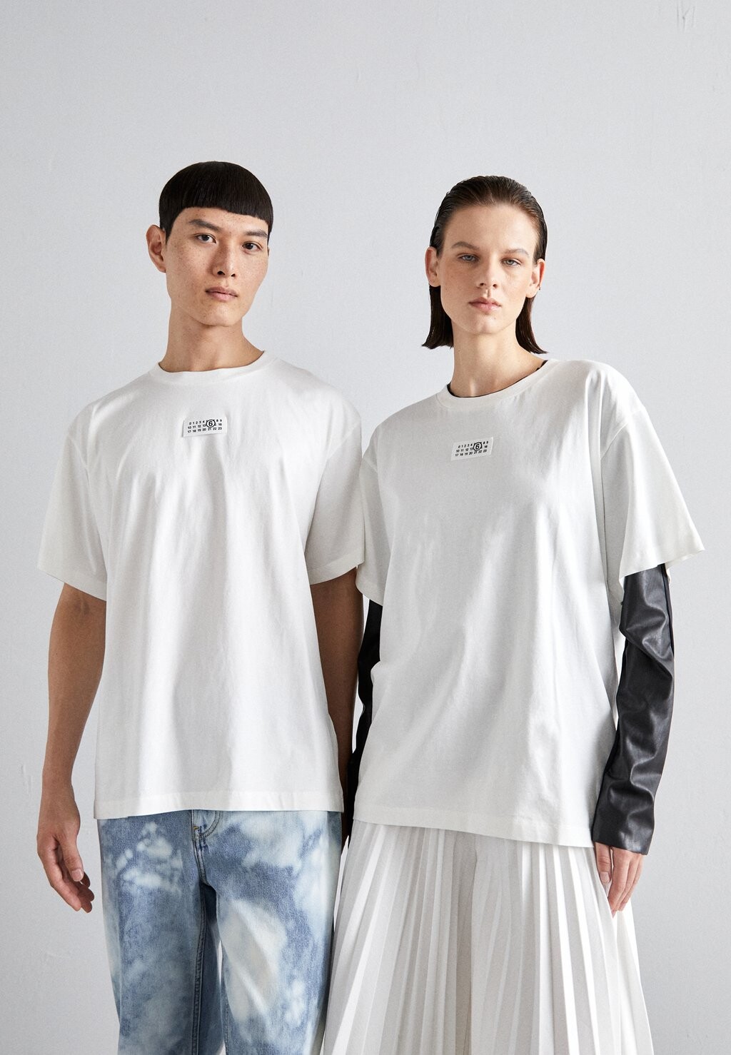 

Базовая футболка УНИСЕКС MM6 Maison Margiela, белая