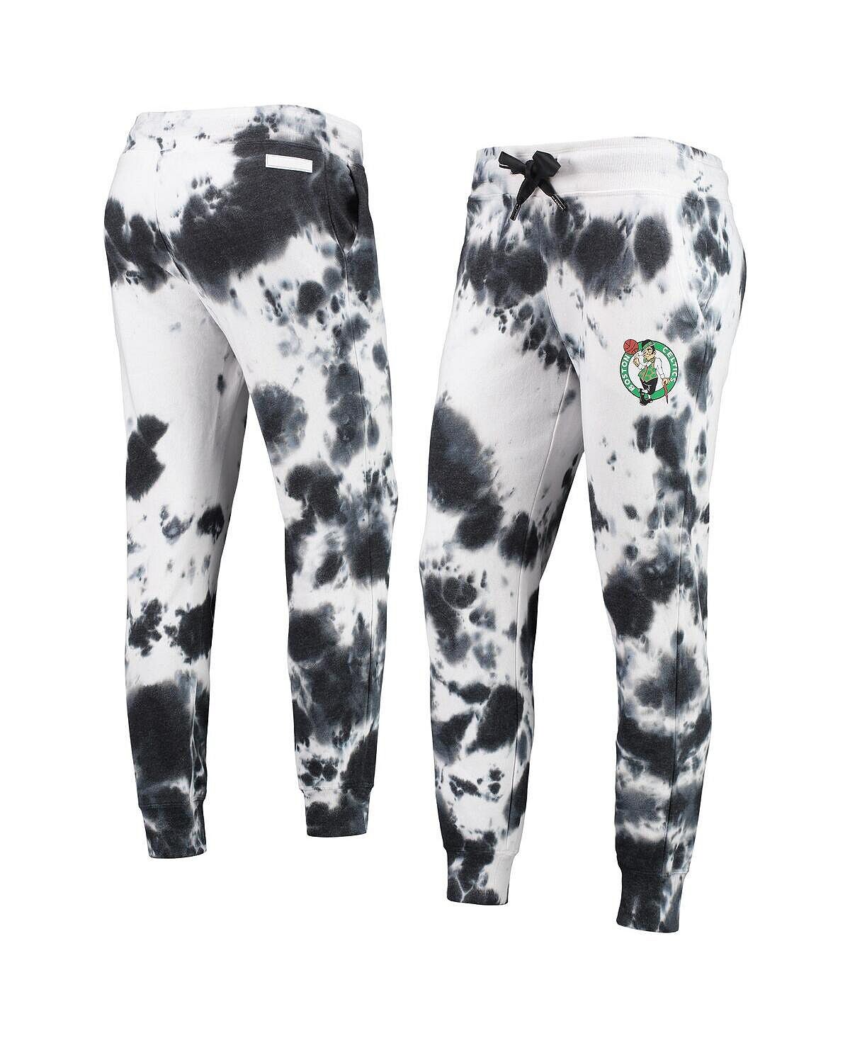 

Женские бело-черные спортивные брюки Boston Celtics Melody с принтом тай-дай DKNY