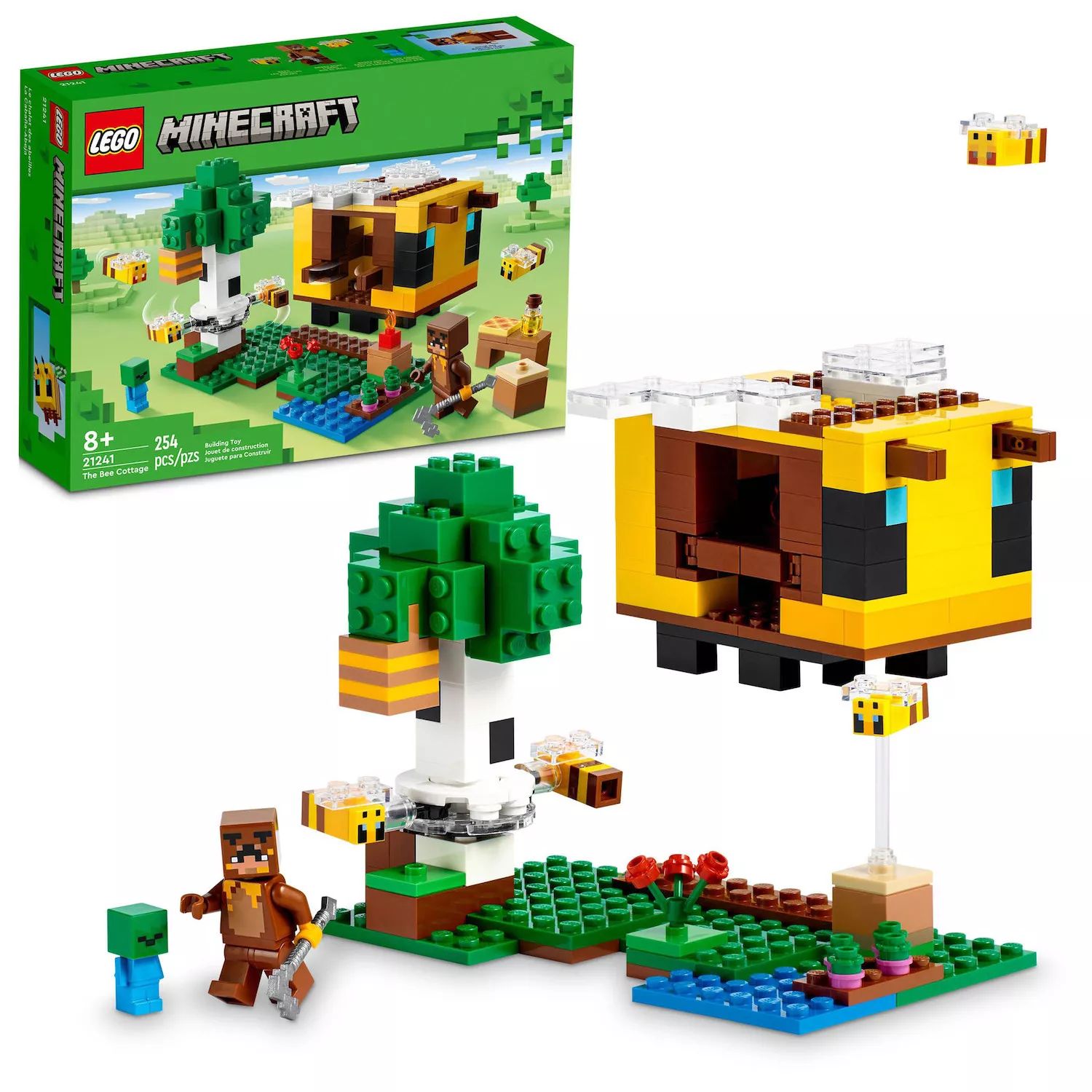 LEGO Minecraft The Bee Cottage 21241 Набор строительных игрушек LEGO –  купить из-за границы через сервис «CDEK.Shopping»