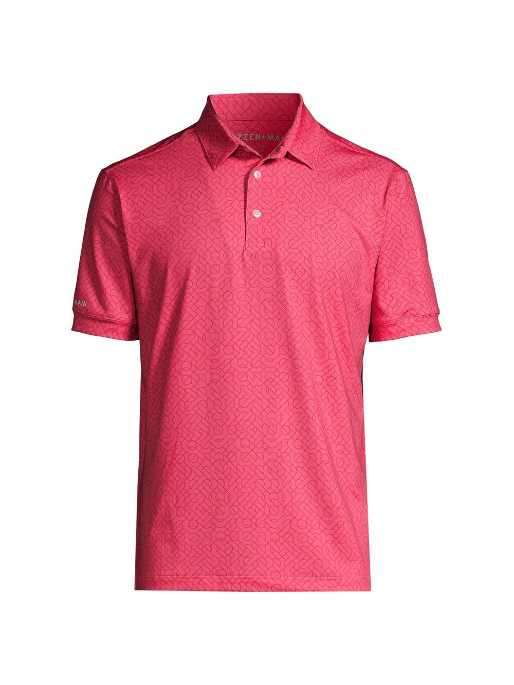 

Рубашка поло Versa Tea Rose Maze Mizzen+Main, роза
