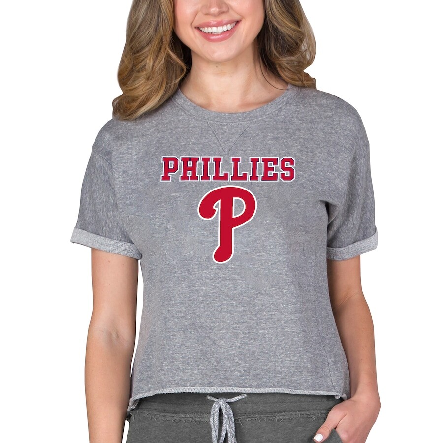 

Футболка с коротким рукавом Concepts Sport Philadelphia Phillies, серый