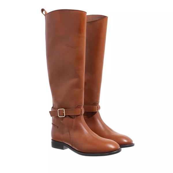 Сапоги forrah leather knee high boot Ted Baker, коричневый сапоги zara leather chunky heel knee high чёрный