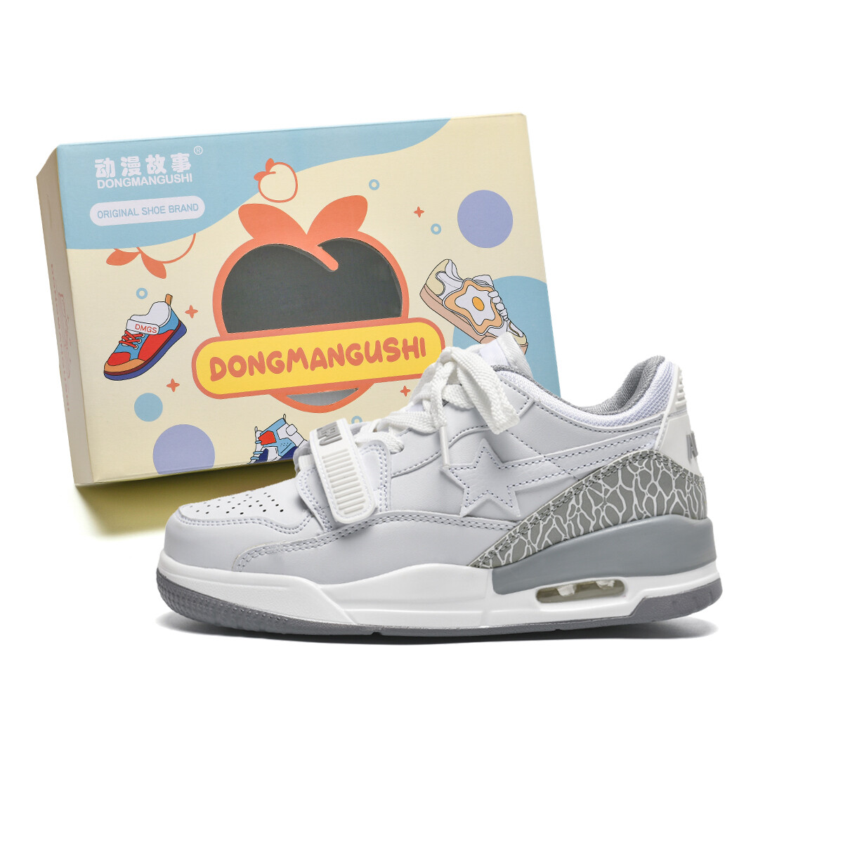 

Кроссовки Anime story Skateboarding Shoes Unisex Low-top, желтый
