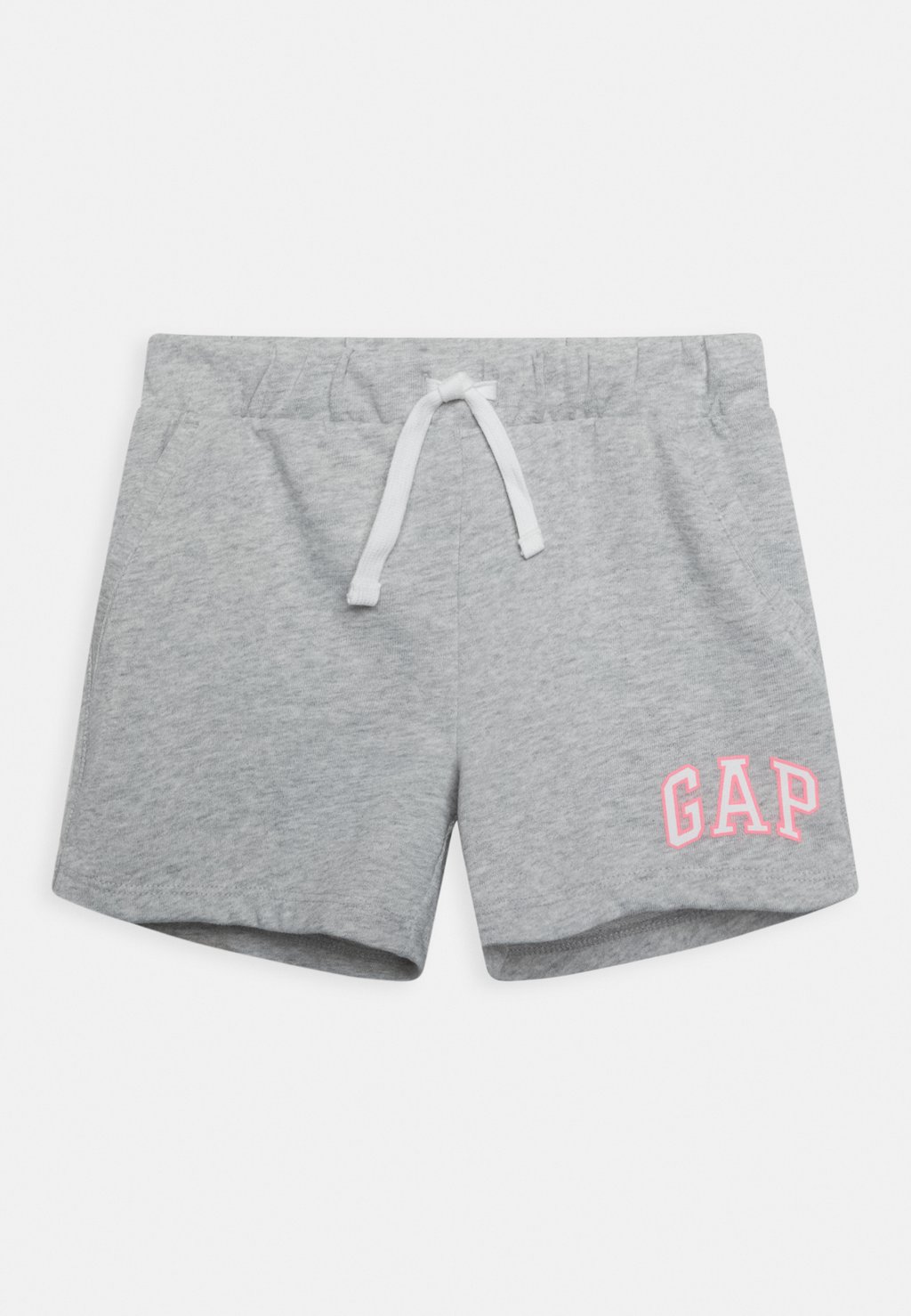 цена Спортивные брюки Girls Logo GAP, цвет light heather grey