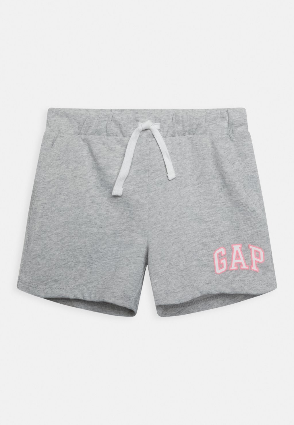 цена Спортивные брюки Girls Logo GAP, цвет light heather grey