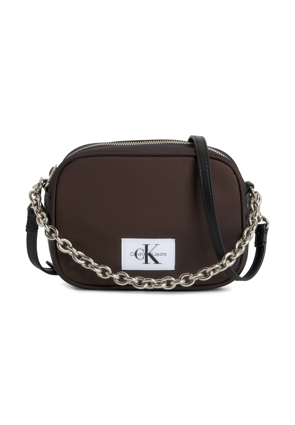 

Сумка для фотоаппарата Calvin Klein Jeans CHAIN ​​CAMERA BAG, темно-каштановый переливающийся