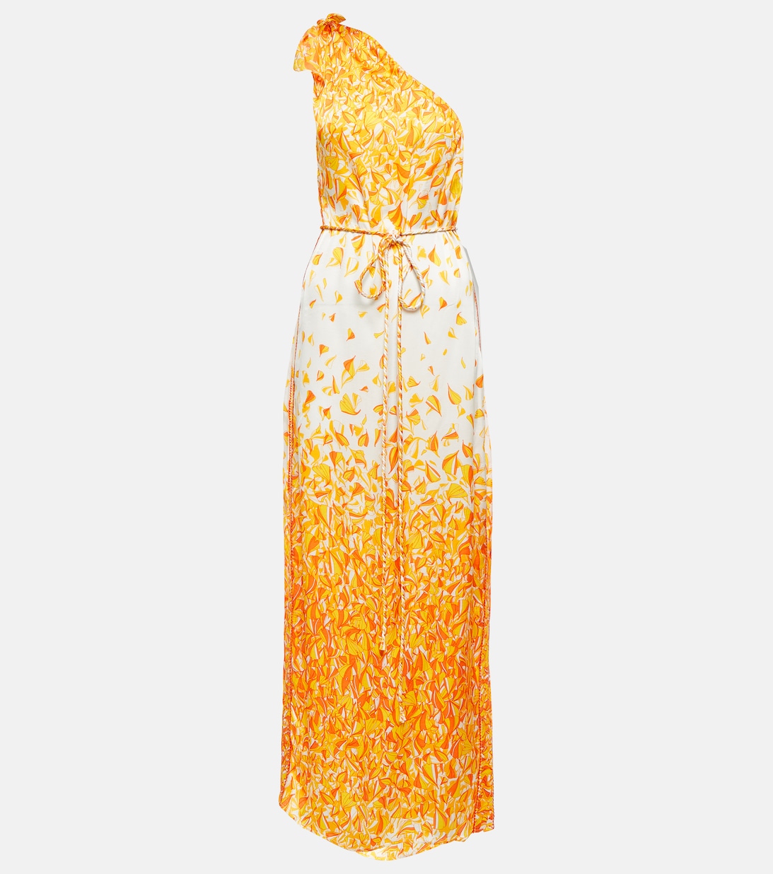цена Платье макси Isabelle на одно плечо POUPETTE ST BARTH, оранжевый