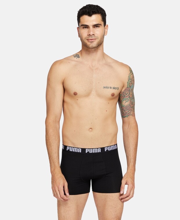 

Боксеры, комплект из 4 шт. Puma, цвет Caviar Black