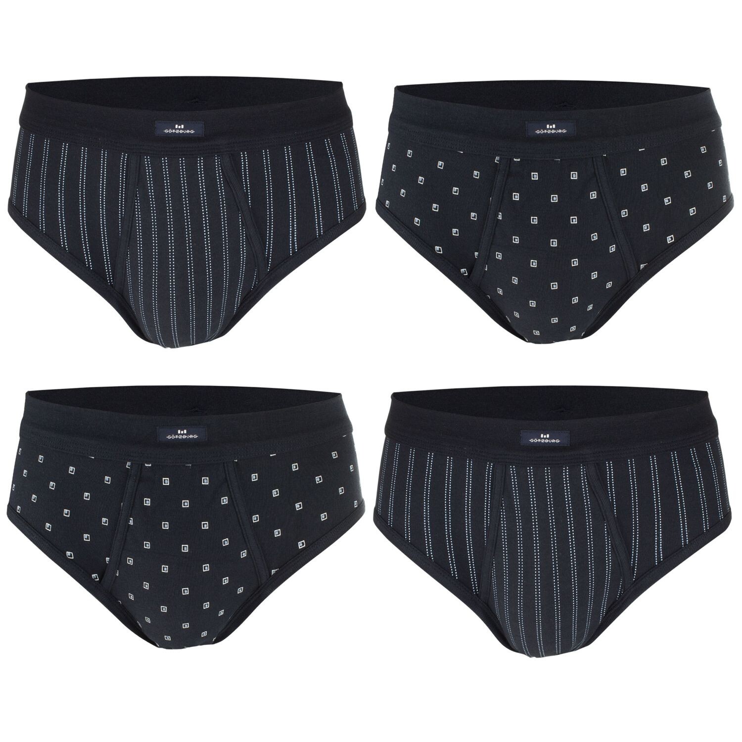 

Трусы Götzburg s 4er Pack, цвет Navy gemustert