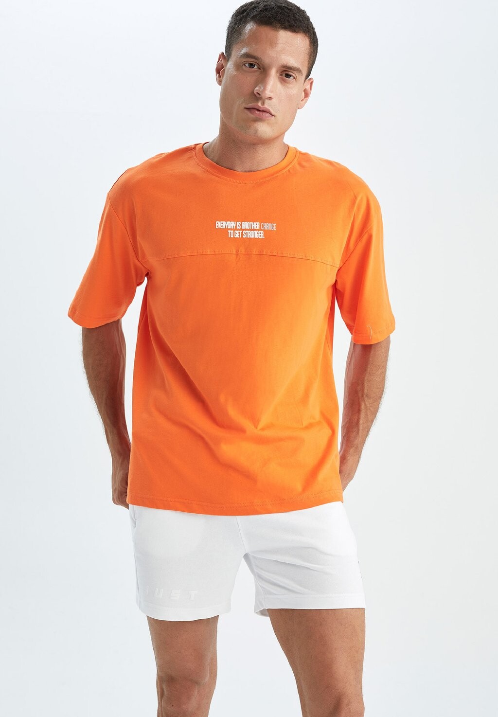 

Футболка с принтом DeFacto, цвет orange