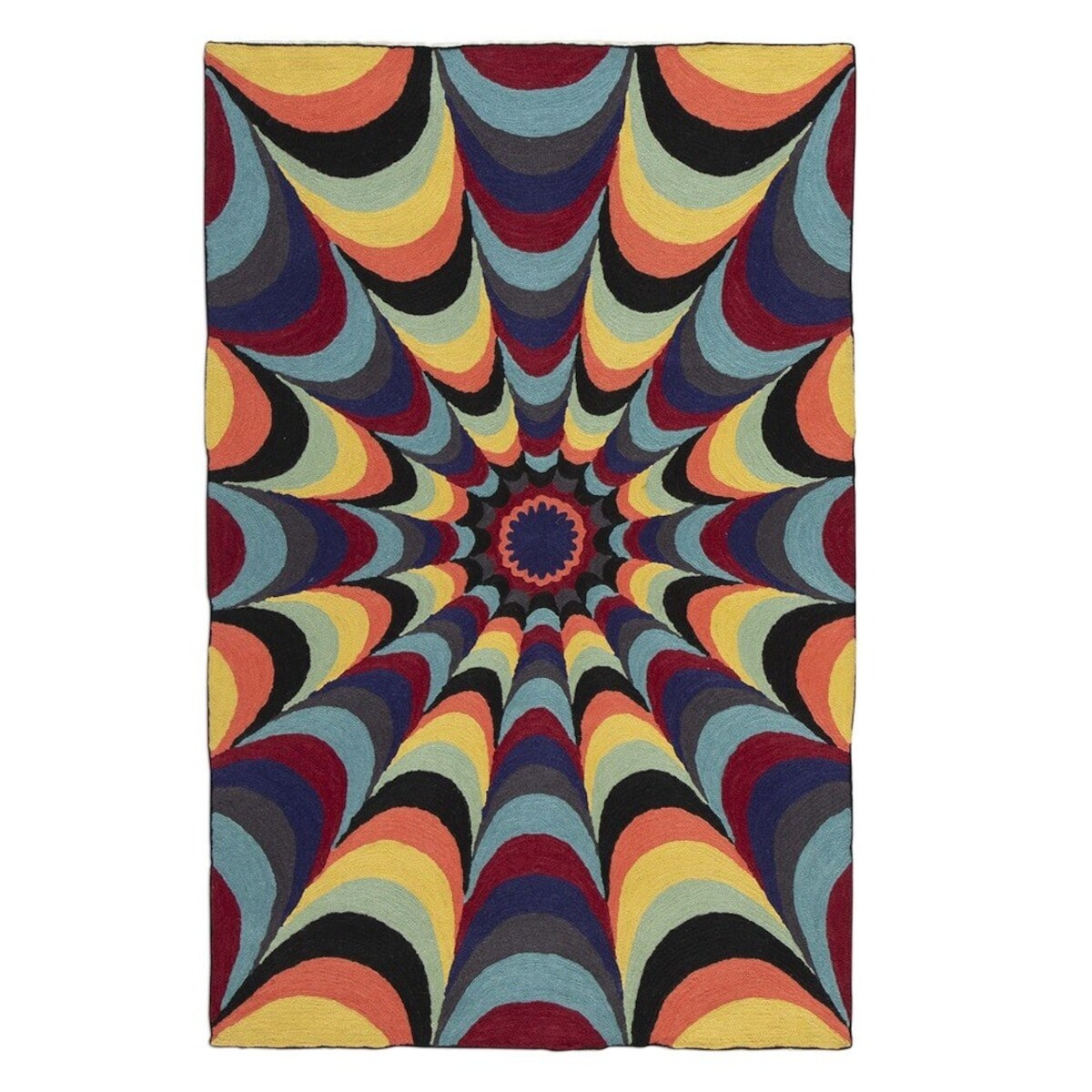 

Ковер с цепочным гобеленом Home Carpets, черный/синий