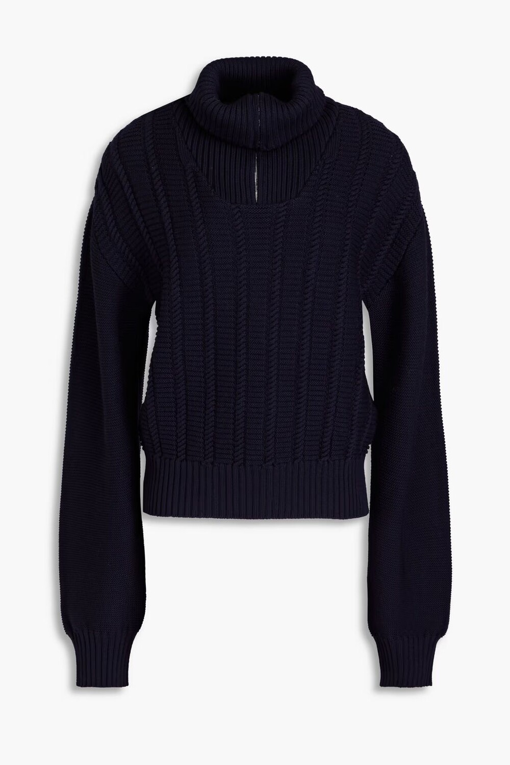 

Свитер Tiphanie из шерсти мериноса с полумолнией Officine Générale, темно-синий