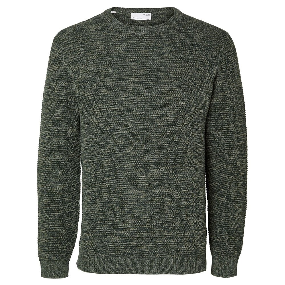

Свитер Selected Vince Bubble Crew Neck, оранжевый