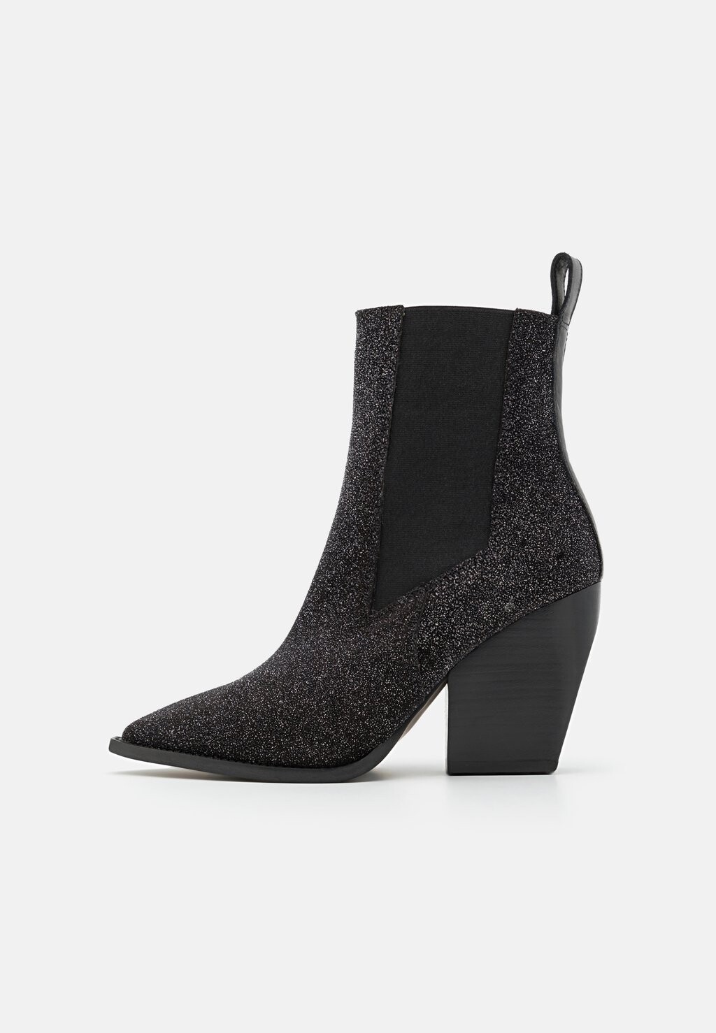 

Ботильоны на каблуке Ria Glitter Boot AllSaints, черный