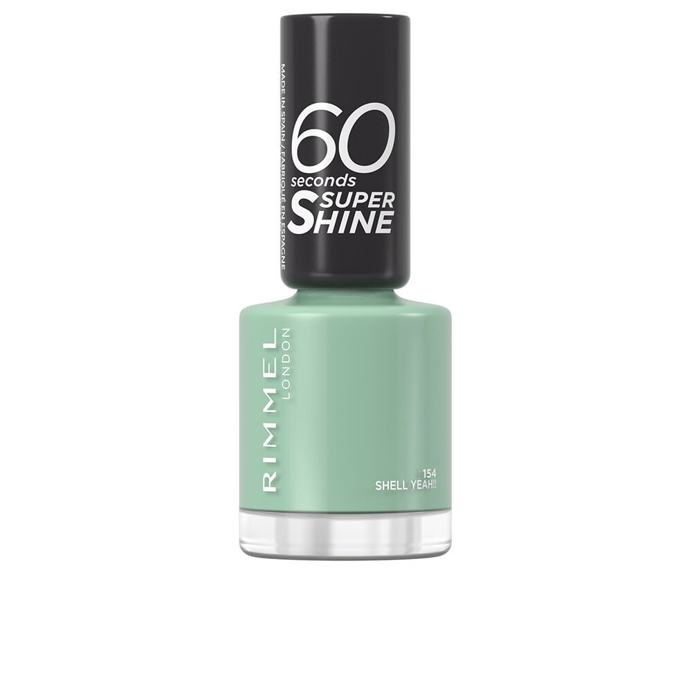 

Лак для ногтей 60 seconds super shine Rimmel london, 8 мл, 154-shell yeah!!