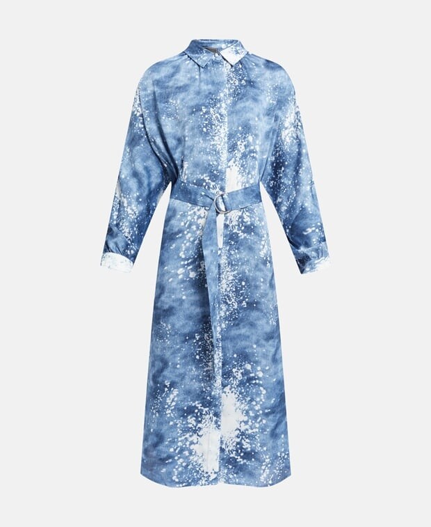 

Рубашка-платье bcbgmaxazria, темно-синий