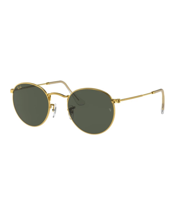 

Металлические круглые солнцезащитные очки Ray-Ban, желтый