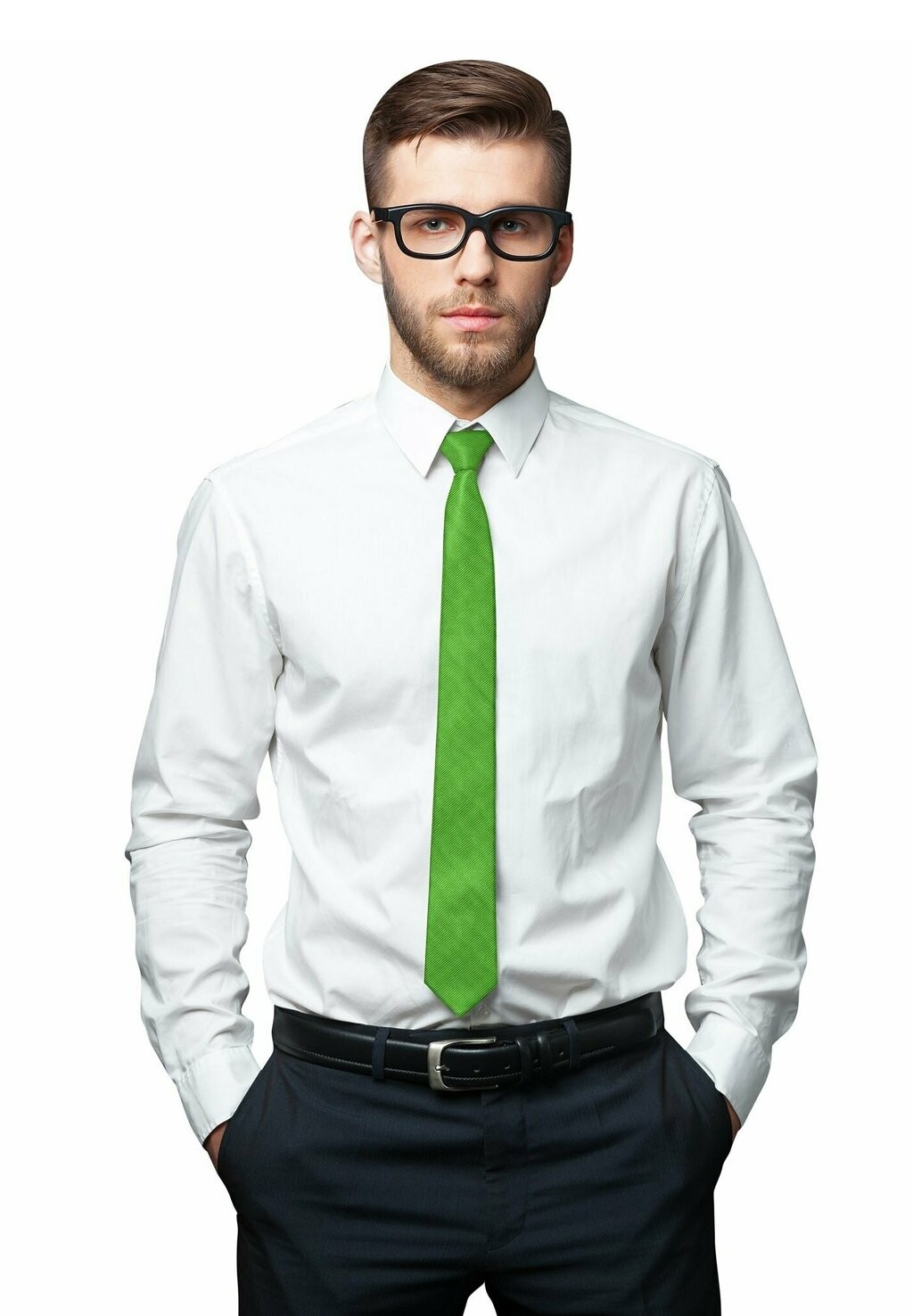 

Галстук 2 GESCHENK SET SLIM Gassani, цвет hellgruen/leuchtend gruen/ apfelgruen/ limettengrün