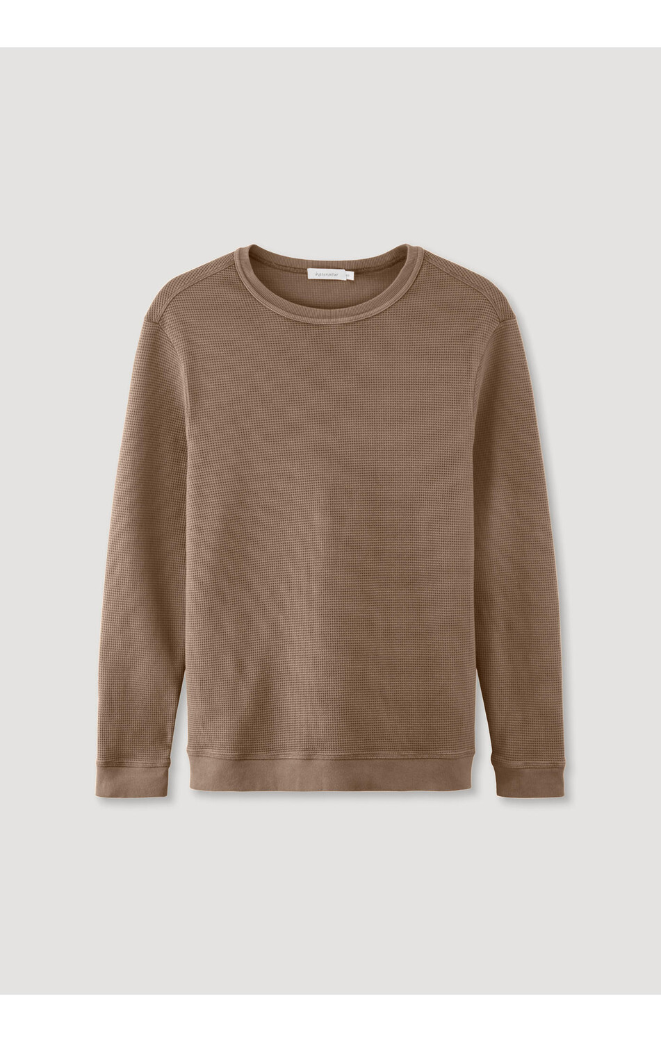 

Толстовка Hessnatur Waffelpiqué Pullover, кэмел