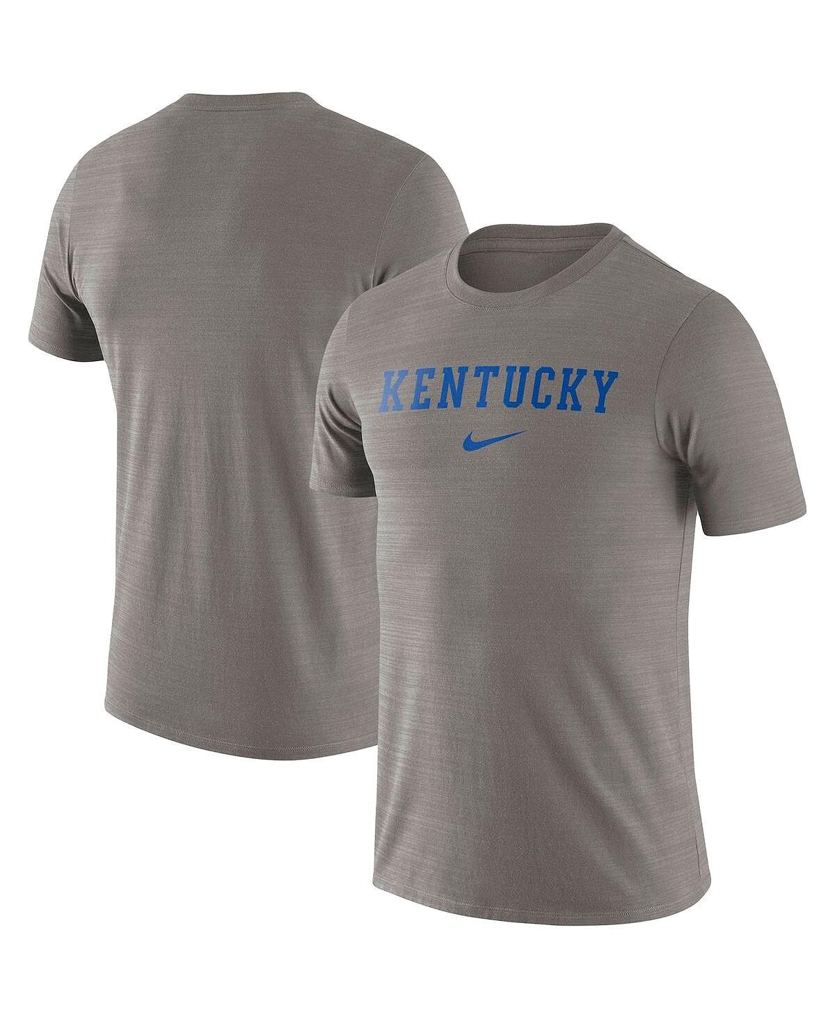 

Мужская футболка Heather Grey Kentucky Wildcats Team Issue Velocity Performance Nike