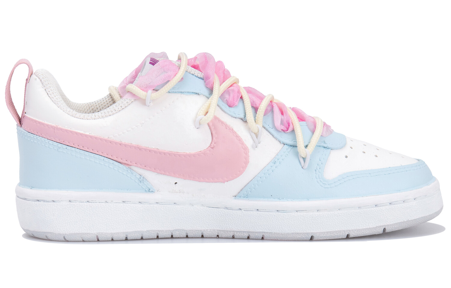 

Кроссовки Nike Court Borough 2 Skateboarding Shoes Women's Low-top White/pink/blue, белый/розовый/голубой