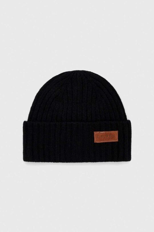 

Шапка из смесовой шерсти Lauren Ralph Lauren, черный