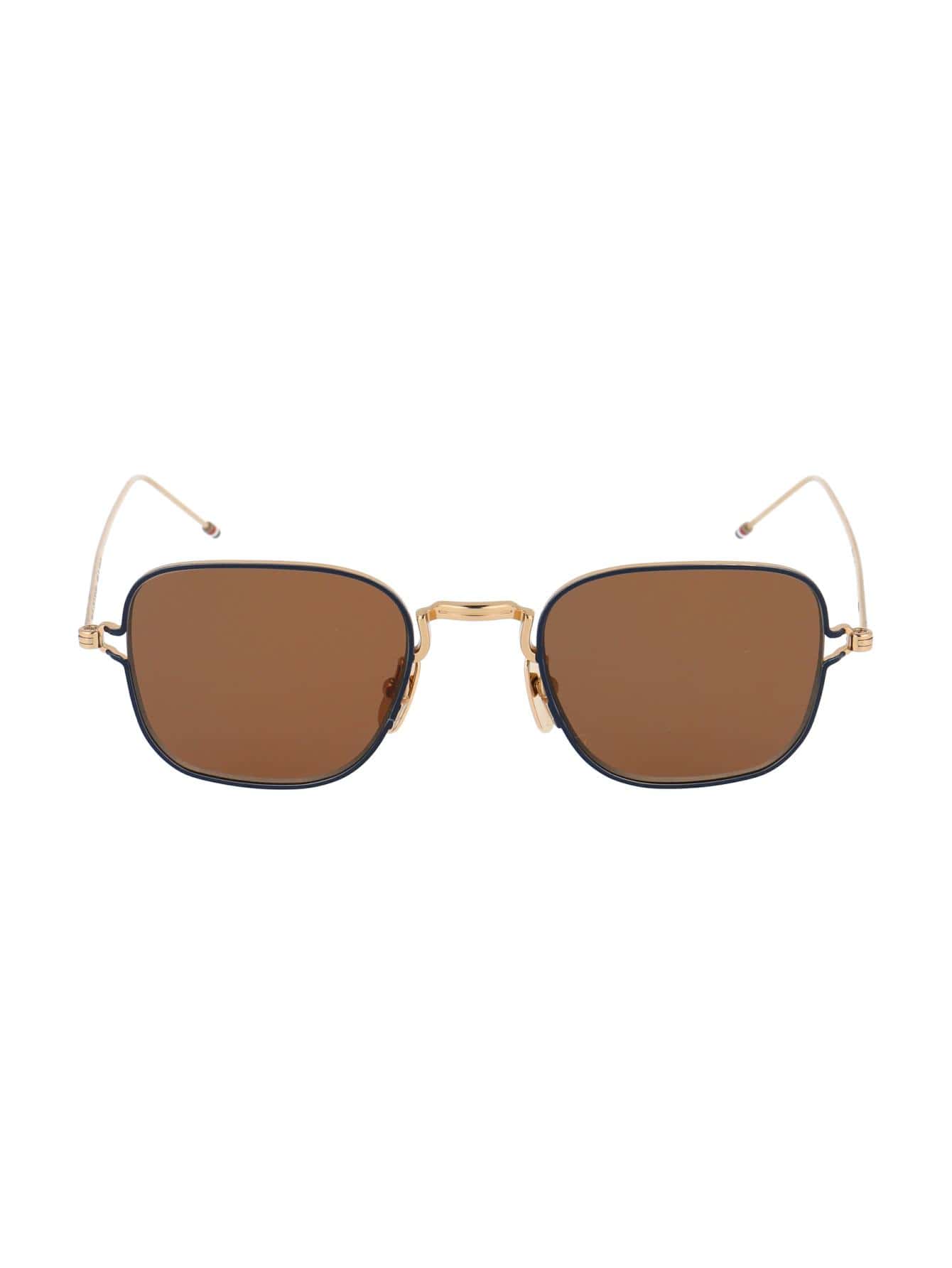 цена Мужские солнцезащитные очки Thom Browne GOLDEN TBS116A0202, золото