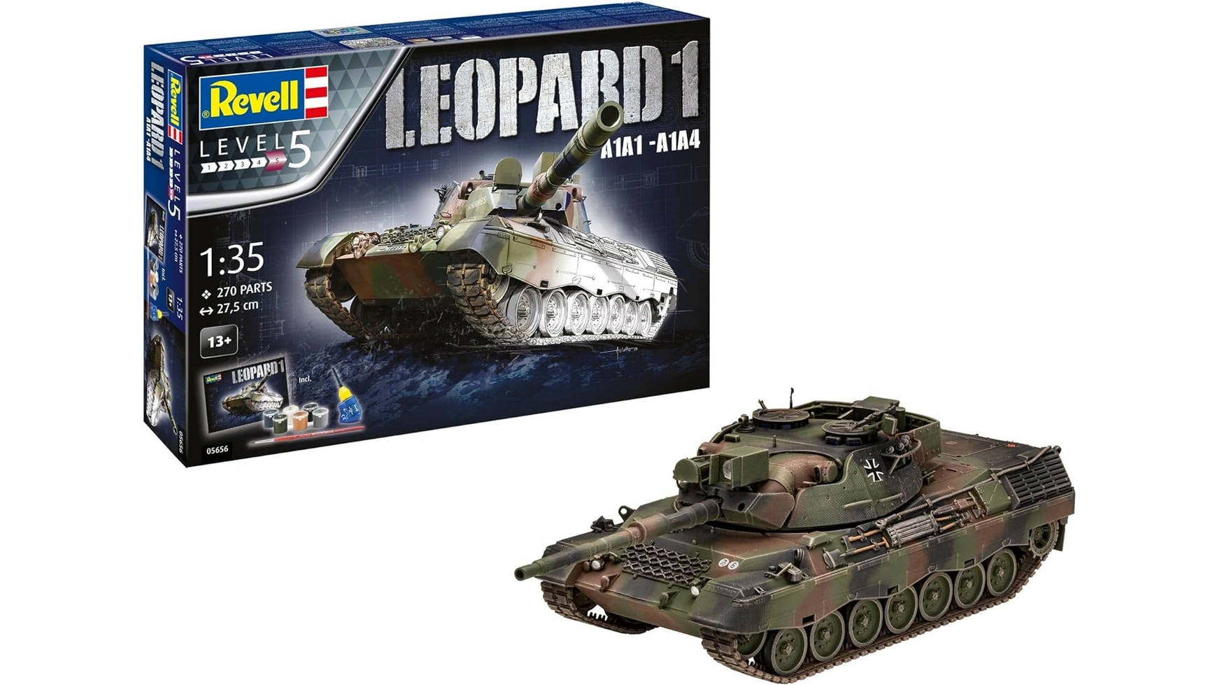 Подарочный набор Revell Леопард 1 A1A1-A1A4 танки второй мировой войны м 619 раскраска