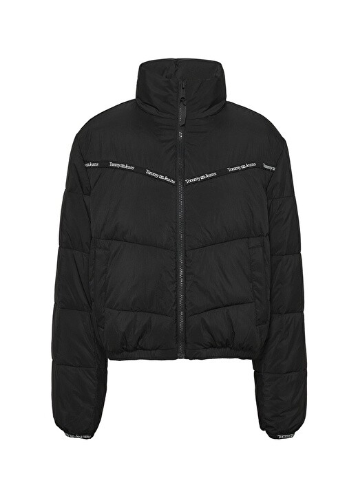 

Черное женское пальто Tommy Jeans, Черный