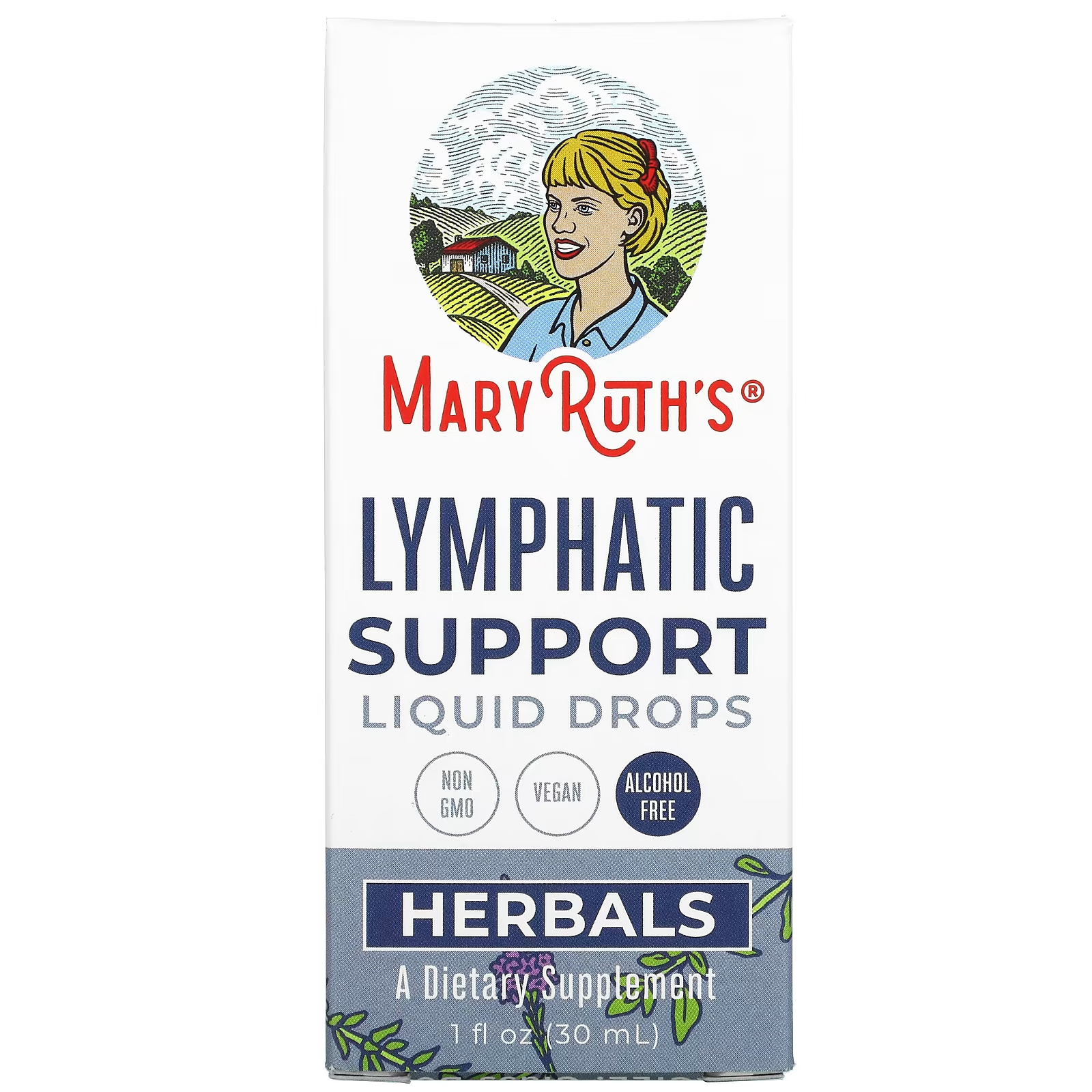 Капли MaryRuth's Herbals для поддержки лимфатической системы, 30 мл maryruth organics herbals жидкие капли для поддержки лимфатической системы без спирта 30 мл 1 жидк унция