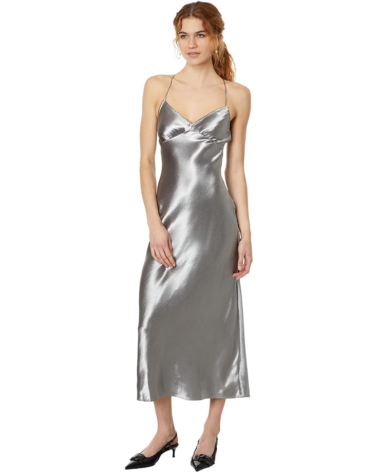 цена Платье Madewell The Layton Midi Slip, цвет Metallic Recycled Satin
