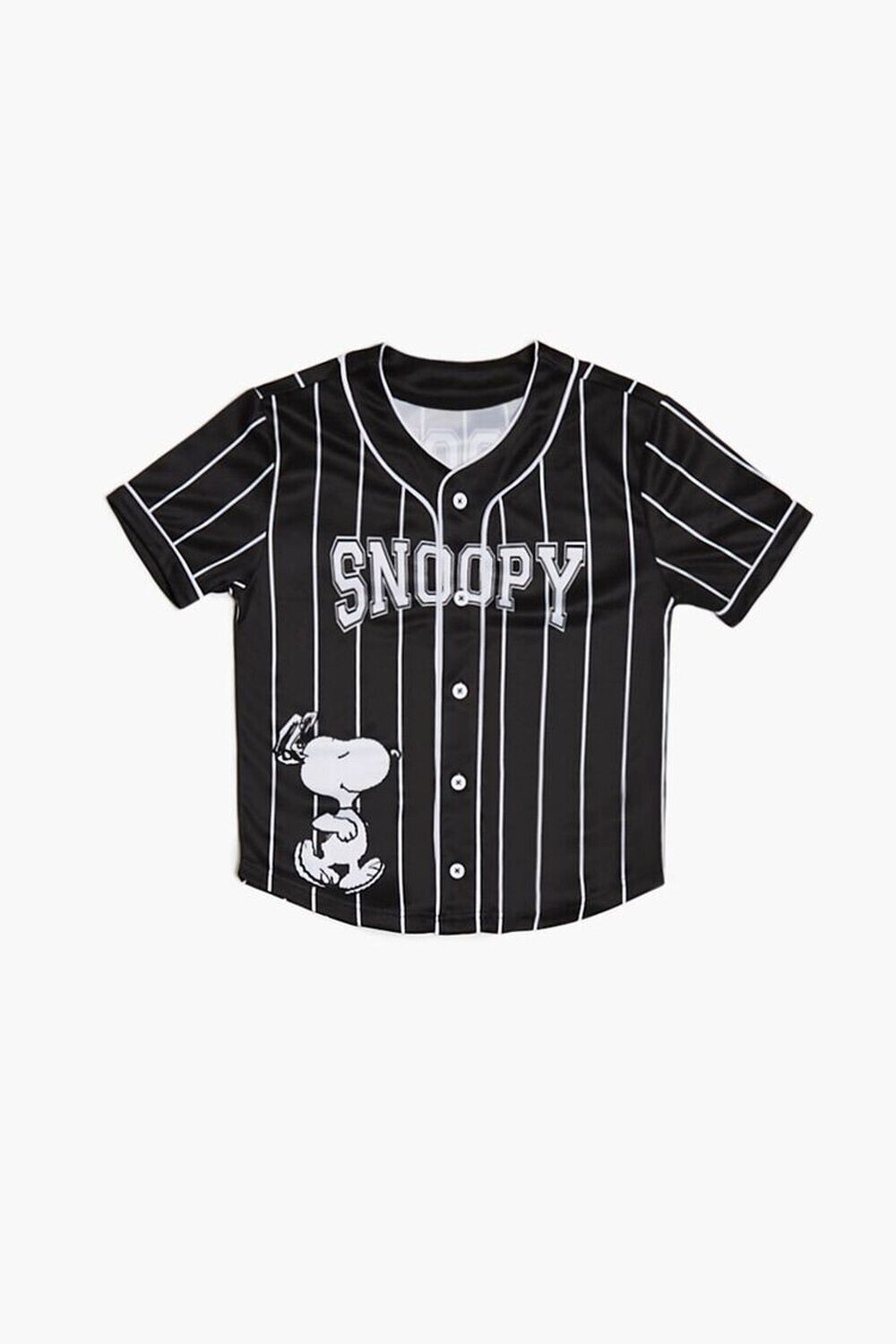 

Детская бейсбольная майка Snoopy Forever 21, черный
