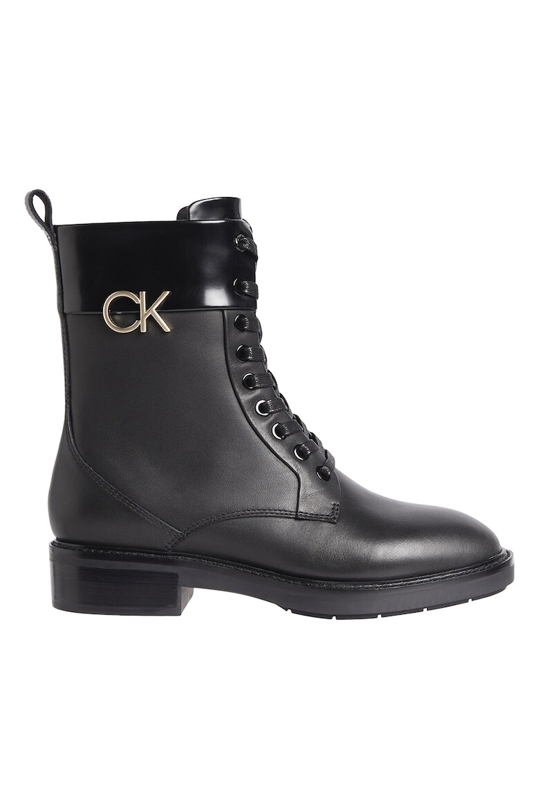 

Кожаные ботинки Calvin Klein, черный
